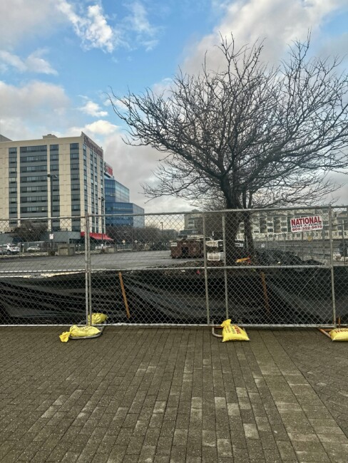 Barricades in Weehawken