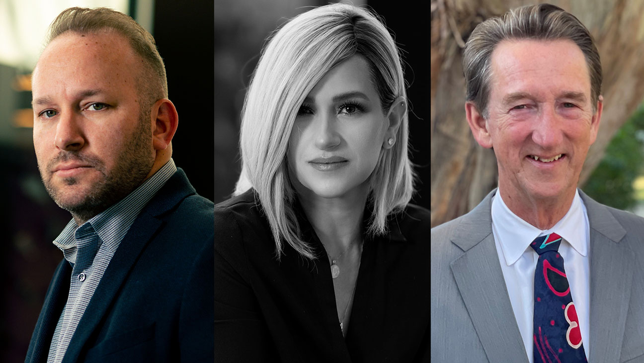 Jason Brown, Anna DerParseghian and John Power