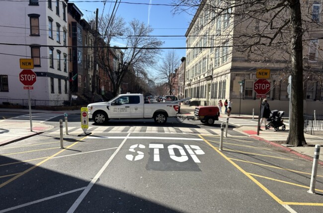new multi-way stop signs in Hoboken