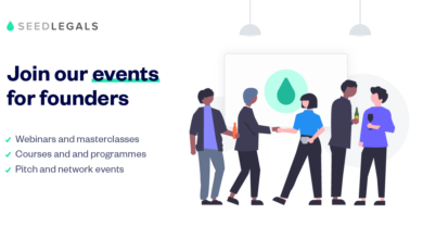 Events for founders, investors and aspiring entrepreneurs