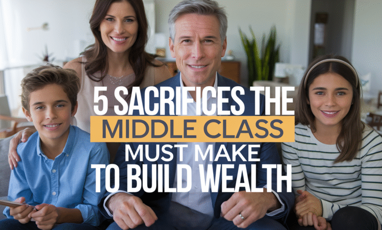 5 Sacrifices the Middle Class Must Make to Become Financially Successful 5 Sacrifices the Middle Class Must Make to Become Financially Successful