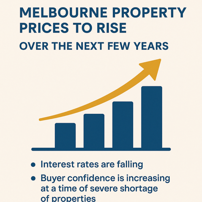 Melbourne Property Prices Will Rise