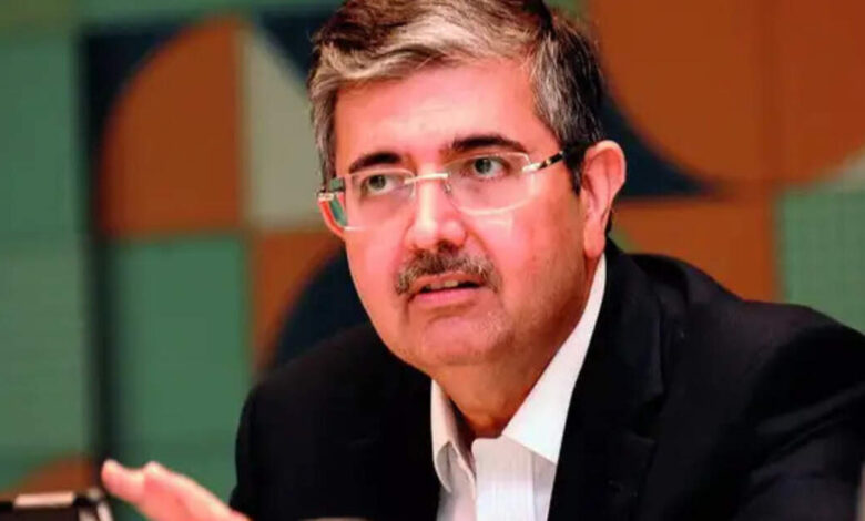 Uday Kotak spots a big shift in India’s money habits: Savers turning investors Uday Kotak spots a big shift in India’s money habits: Savers turning investors