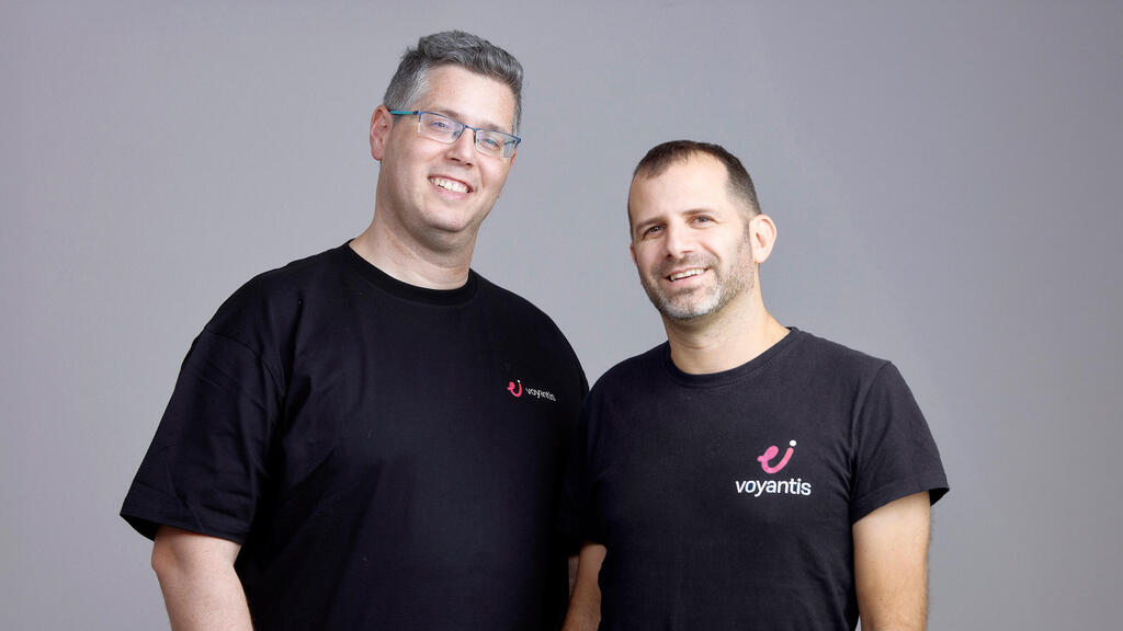 Ido Wiesenberg, Eran Friendinger (Photo:Guy Sidi) מימין עידו ויזנברג מנכ"ל Voyantis ו ערן פרדינגר CTO